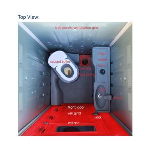 Buy cheap Rotational Fresh Water Tank Mold , Mobile Toilet Rotomolding Molds product