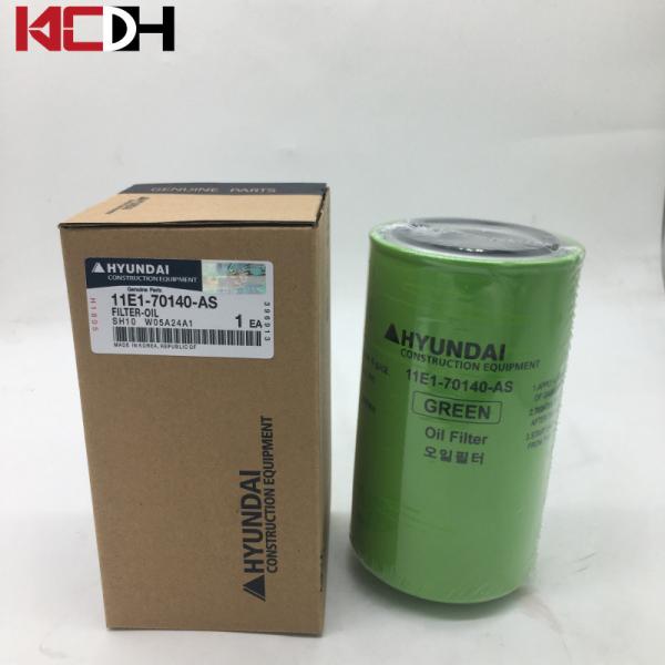 Quality Hyundai Excavator Diesel Engine Parts Oil Filter 11E1-70140-AS for sale