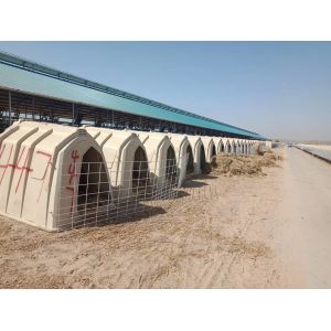 Buy cheap Livestock ISO Plastic Calf Shelters Poly Dome Calf Hutch product