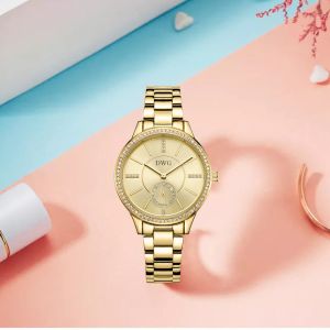 Buy cheap 3ATM Waterproof Japan PC21S Alloy Quartz Watch 18k Gold  IP30 from wholesalers