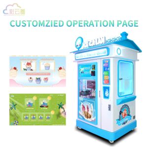 Buy cheap Coin Operated Ice Cream Vending Machine Automatic With 28L Cup Capacity / SDK Function from wholesalers