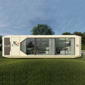 Portable and Comfortable The Space Capsule House for Adapting to Your Changing
