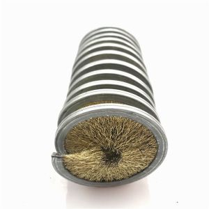 Buy cheap Galvanized Metal Spiral Coil Spring Brush Roller For Polishing product