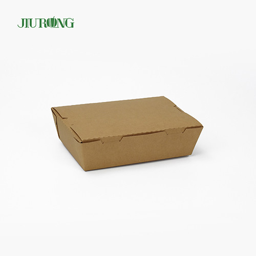 Buy cheap Biodegradable Disposable Paper Food Container Box 900ml Recyclable from wholesalers