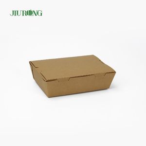 Buy cheap Biodegradable Disposable Paper Food Container Box 900ml Recyclable from wholesalers