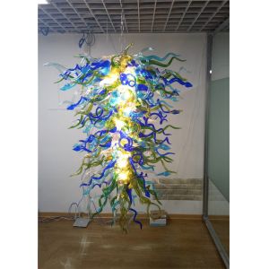 Buy cheap Custom blown glass Drop chandeliers Art Chandelier Contemporary Handmade Blown Glass Big Chandeliers （WH-GB-08) from wholesalers