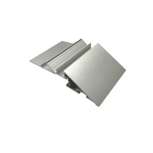 CNC Machined Custom Aluminum Profiles , LED Extrusion Channel Deep Processing