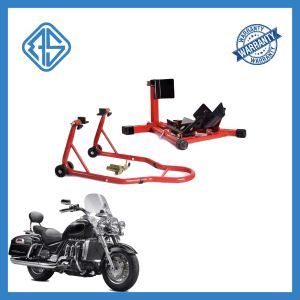 Buy cheap Appendix Movable Motorcycle Stand Cart Front And Rear Paddock Stand Set product