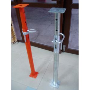Buy cheap Powder Coated Steel Adjustable Scaffolding Prop Push Pull Props Heavy Duty from wholesalers
