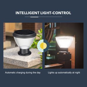 Buy cheap Light Control IP65 Solar Pillar Light  Easy Install Post Cap Lamp For Wood Fence Deck from wholesalers