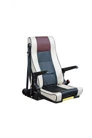 Buy cheap Leather  Replacment Toyota Coaster Folding Bus Seat Side Sliding from wholesalers