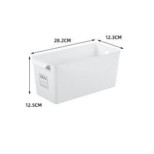 Buy cheap Plastic  box sundries storage basket useful bin with label from wholesalers