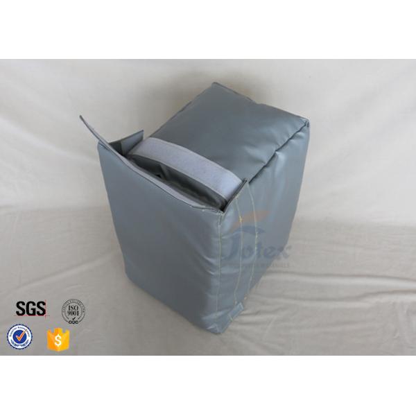 Fire Retardant Grey Thermal Insulation Covers , High Temp Insulation Blanket