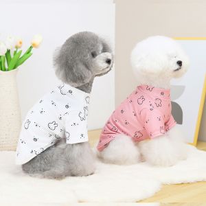 Teddy Dog Logo Pets Wearing Clothes Sublimation 20cm Custom Dog T Shirts