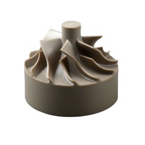 Plastic Impeller PEEK Parts , Quick Cnc Machining Lightweight Custom Design