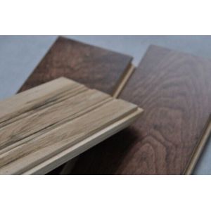 Buy cheap dark stained chinese maple hardwood flooring from wholesalers