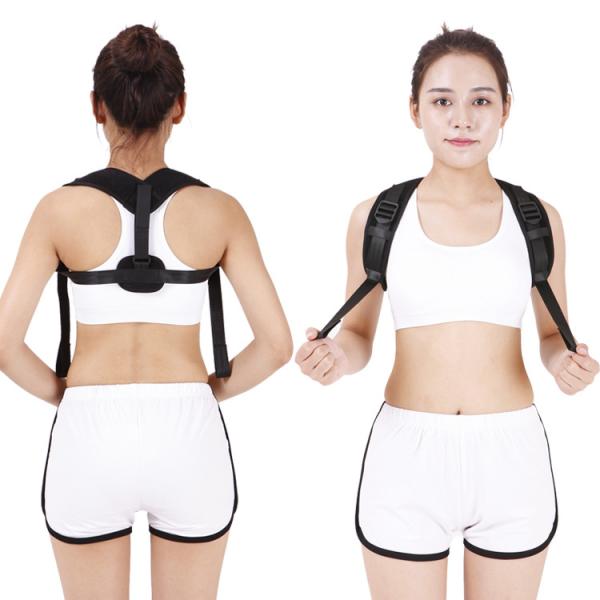 Quality Adjustable Neoprene Shoulder Support Brace Body Sitting Posture Back Corrector Clavicle for sale