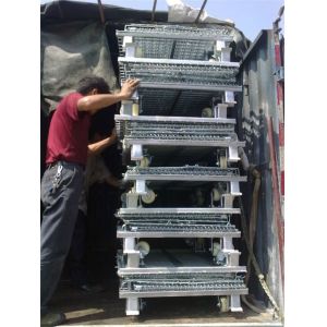 Buy cheap Low carbon Steel metal cages , Loading capacity 1000 - 3000kg from wholesalers