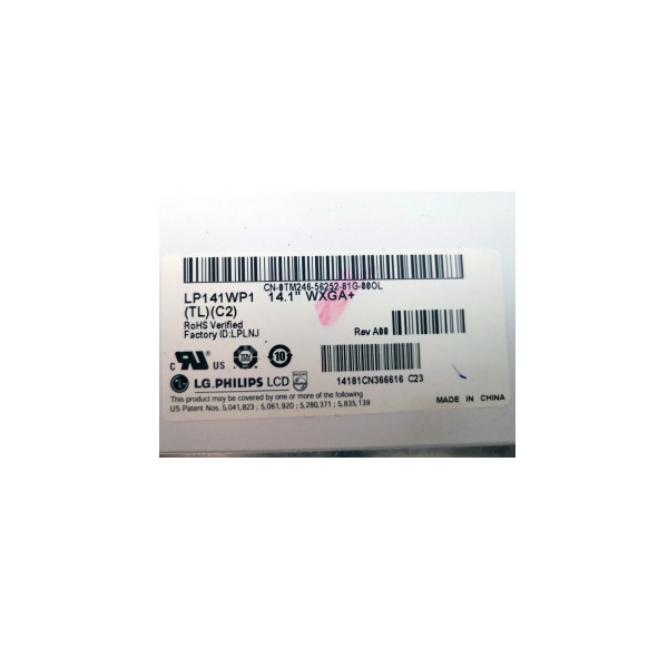 Buy cheap LP141WP1-TLC2 14.1 Inch 1440*900 60Hz LVDS 30pins LCD Display from wholesalers