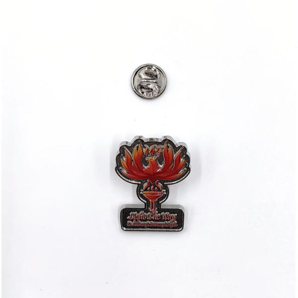 Buy cheap Custom Design Enamel Pin Badge 1 Inch Light Way Collar Pin For Corporate Customization from wholesalers