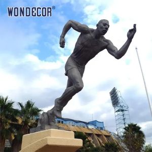 Buy cheap Outdoor Square Bronze Statues Sculpture 180cm Bronze Athlete Statue from wholesalers