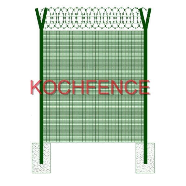 Quality Commercial 358 Security Fence / Prison Electric Fence Convenient Installation for sale