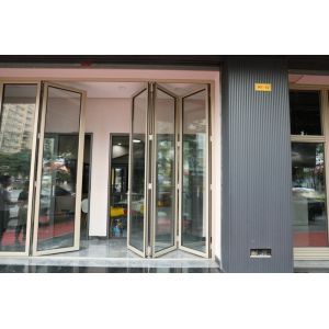 Buy cheap 1.9mm 3000mm Aluminium Bifold Doors For Building from wholesalers
