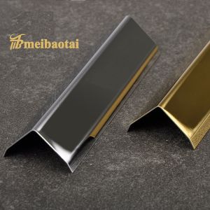 Buy cheap 3048MM Length L Slot Stainless Steel Tile Trim Color Mirror Finished Decorative from wholesalers