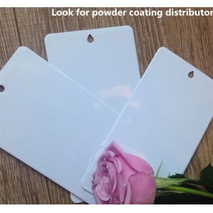 Epoxy Polyester White Powder Coating Electrostatic Spray Semi Gloss