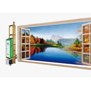 2880dpi High Accuracy Wall Printer Robot Glass Mural Printing
