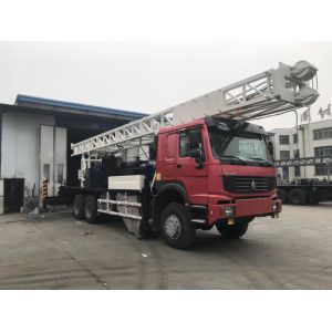 Buy cheap BZC400CHW Truck Mounted Water Well Drilling Rig 400m Drilling Depth SINOTRUK Chassis from wholesalers