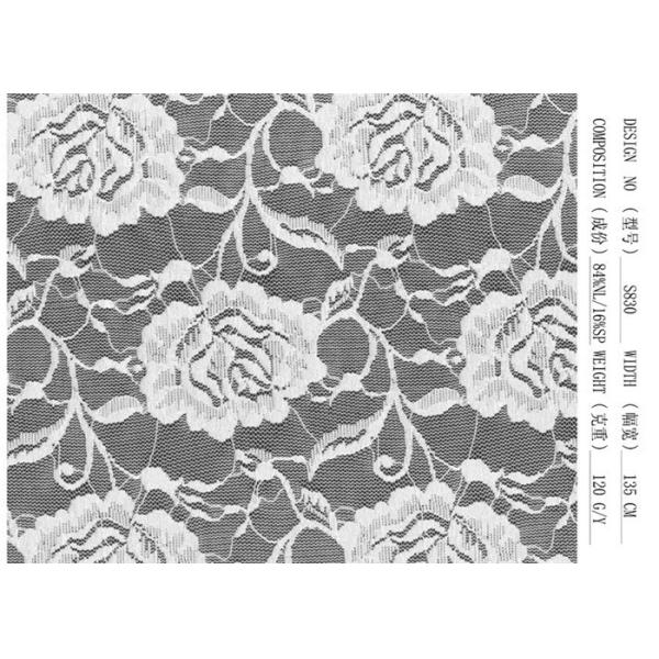 Quality Shiny Dress Lingerie Lace Fabric Polyester Washable Breathability for sale