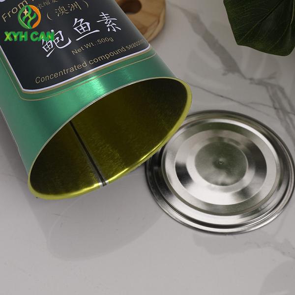 Thick 0.21mm Coffee Tin Can Brushing Polishing For Abalone Sardine Beans
