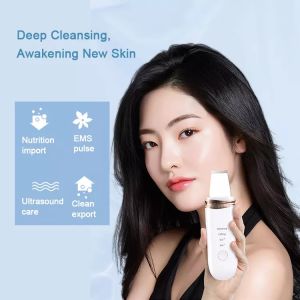 Buy cheap Ultrasonic Cleaning Lifting Skin care Machine Spatula Positive Negative Ions Export EMS Skin Scrubber from wholesalers