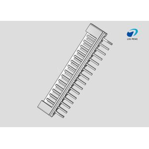 PCB Mount Header, vertical, Wire-to-Board, 16 Position, 2.54mm Pitch, Tin,