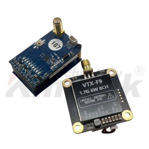 Buy cheap 1.7G 6W Wireless Video Transmitter and Receiver 8CH Support IRC Tramp 1.7G VTX VRX product