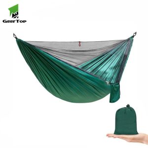 Buy cheap OEM Logo L260cm Portable Camping Hammock for Garden from wholesalers