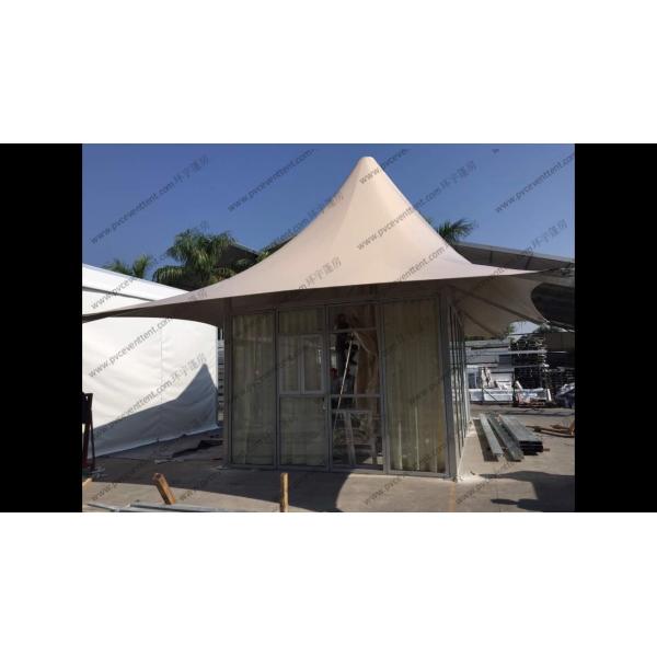 Quality Rust Resistance Pink Event Tent Waterproof Light Weight Customized Design for sale