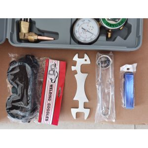 Buy cheap Brass Oxygen Acetylene Gas Regulator Welding Cutting Torch Kit with 15 Feet Twin Hose from wholesalers