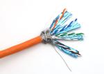 Buy cheap SFTP Lan Cat 7 Network Cable , cat 7 Ethernet cable 0.58 mm 305m or 500m / roll from wholesalers