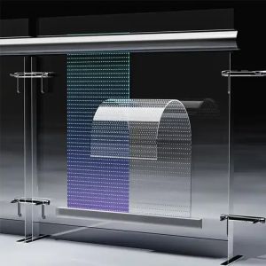Buy cheap High Transparency 85% Customizable Waterproof Transparent LED Film Display for Retail Window Showcase from wholesalers