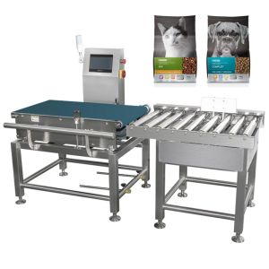 Buy cheap Factory Automatic Weighing Machine For Weighing And Automatically Rejecting Nuts And Snacks Converyor Weight Checker from wholesalers