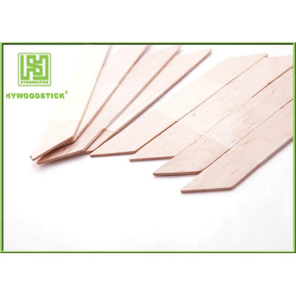 Quality Biodegradable Small Wooden Spatula , Rhombus Shape Hair Removal Spatula for sale