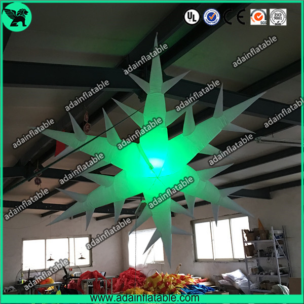 Buy cheap Inflatable Snowflake With LED Light,Lighting Inflatable Snow Flower from wholesalers
