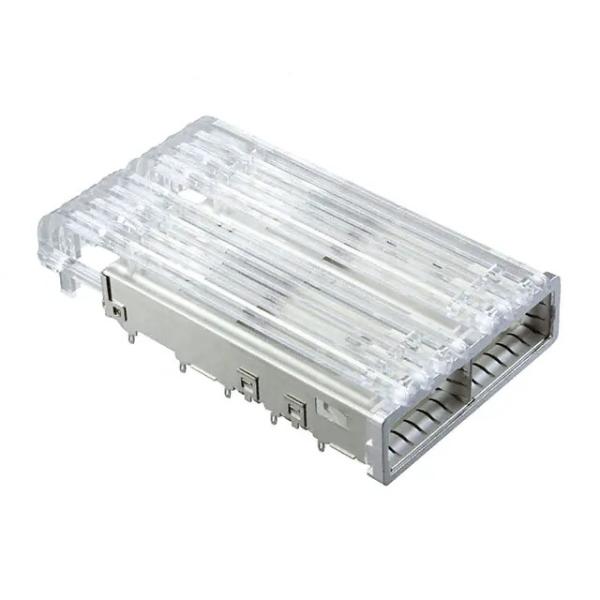 Buy cheap 2315050-1 TE ZQSFP+ 1x2 Cage Connector Modular Jack With Lightpipe from wholesalers