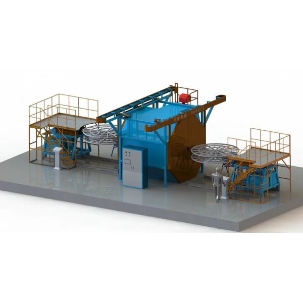 Buy cheap PLC Controlled Shuttle Rotomolding Machine 1-8rpm from wholesalers