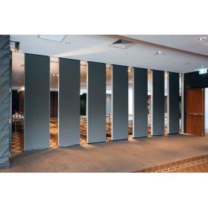 Buy cheap Leather Folding Acoustic Room Divider / Movable Partition Wall from wholesalers