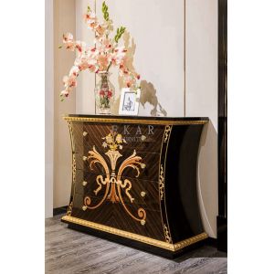 Buy cheap Marble french venetian side table gold TO-008 from wholesalers