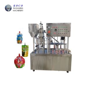 KOCO Self supporting bag filling machine Plastic cover bag automatic filling