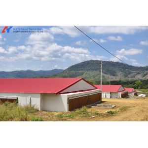 Buy cheap Commercial Poultry House Steel Structure with Feeding and Drinking Systems from wholesalers